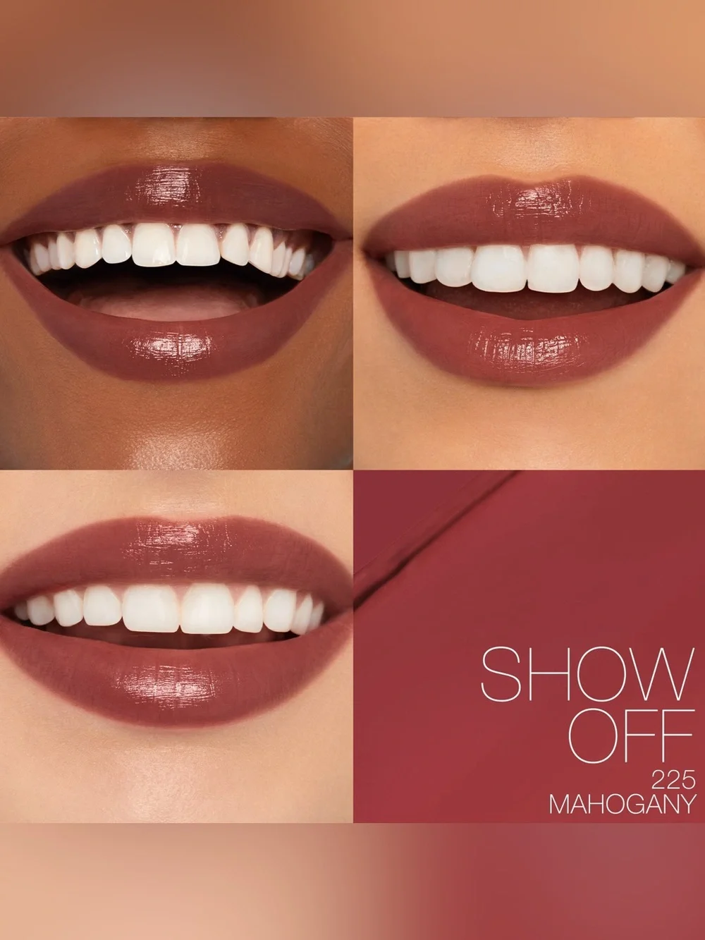 NARS Afterglow Sensual Shine Lipstick ~ SHOW OFF 225 ~ Full Size New in Box